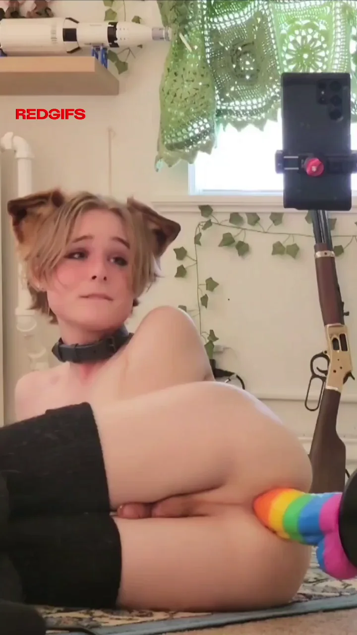 Roomie Collared This Femboy Slut 😳 Now Fucking Machine Owns My Ass! 🏳️‍🌈🍑