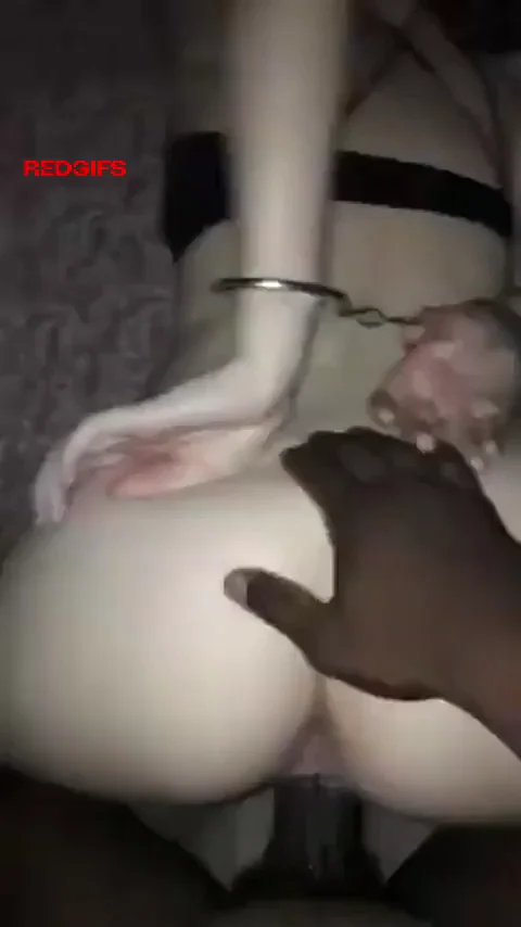 White girl likes it when she is cuffed