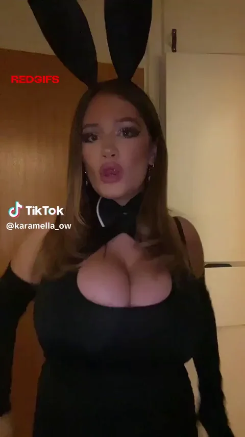 🍭 Karamella's Massive Bunny Tits Tease on TikTok 🔥🐰