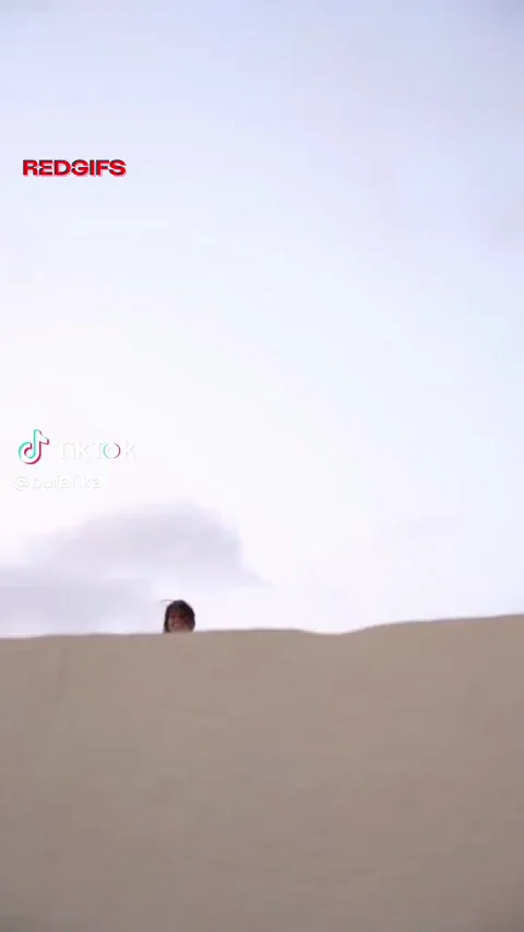 🍑 @bufalika's Massive TikTok Tits Bouncing on the Dunes 🔥