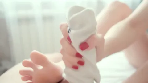 cum in my sock - cuddle couple
