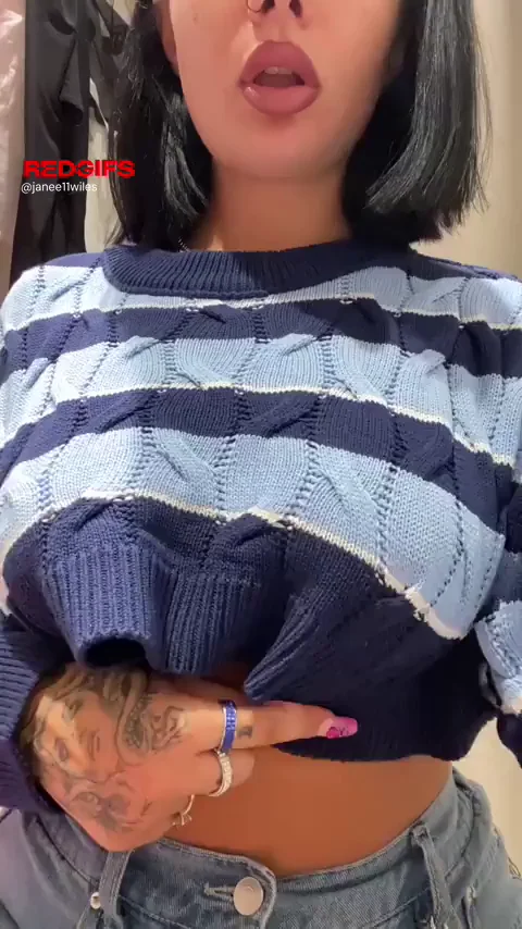 Latina Busty Babe Teases Tittyfuck in Changing Room