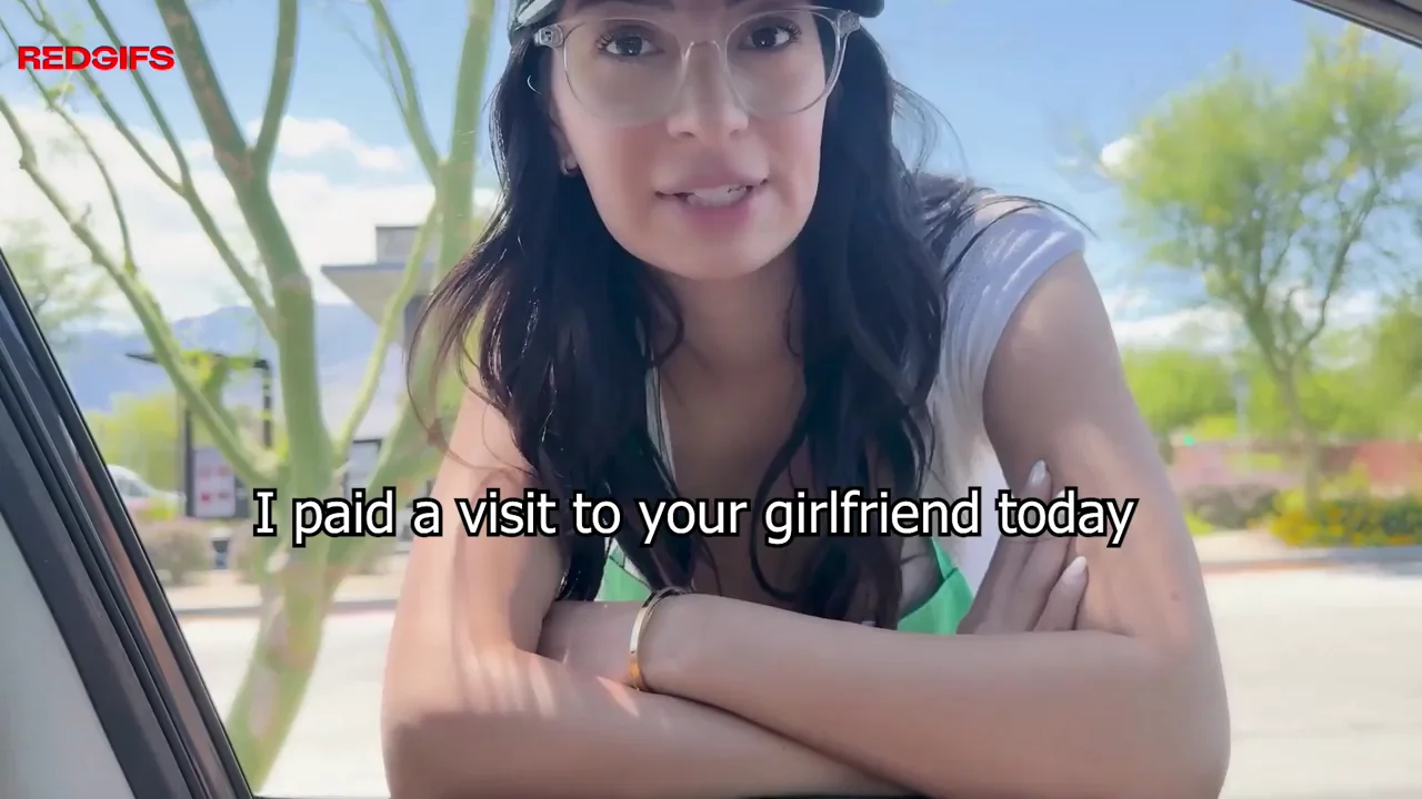 Your girlfriend sucked me off outside her work cause you lost a bet