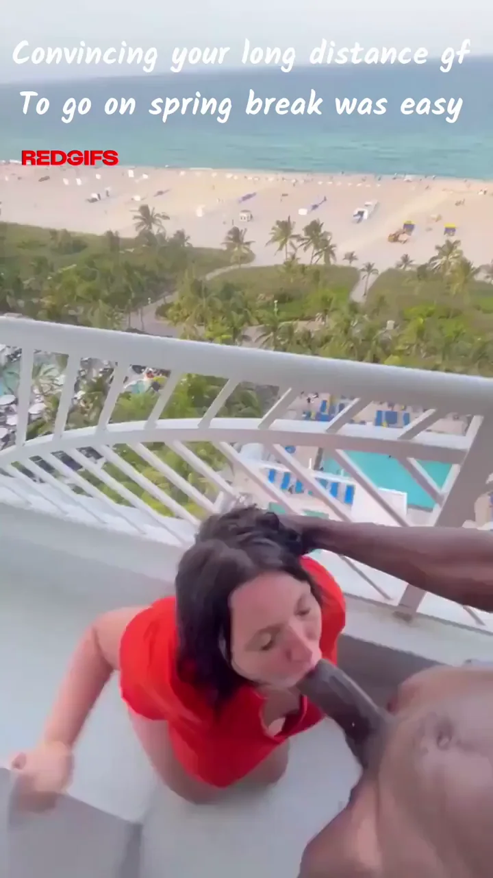 Long Distance GF Goes Black on Spring Break Cheat Code 😈🍆🏖️