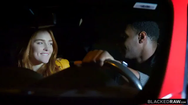 Jia Lissa's Steamy Car Ride with Hung Black Stud