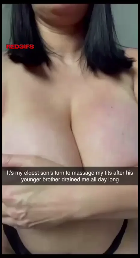 After a tiring day finally I get a massage from my eldest son