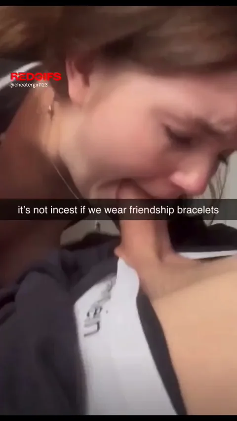 Just Friends Duh? Sis Sucking Bro's Dick with Friendship Bracelet 😈💦
