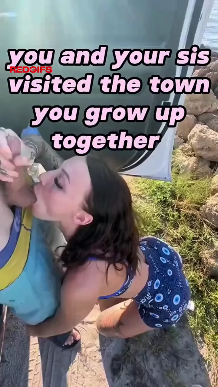 🔥 Sis Sucks Bro's Thick Cock Publicly in Hometown Nostalgia Tour 😈👅