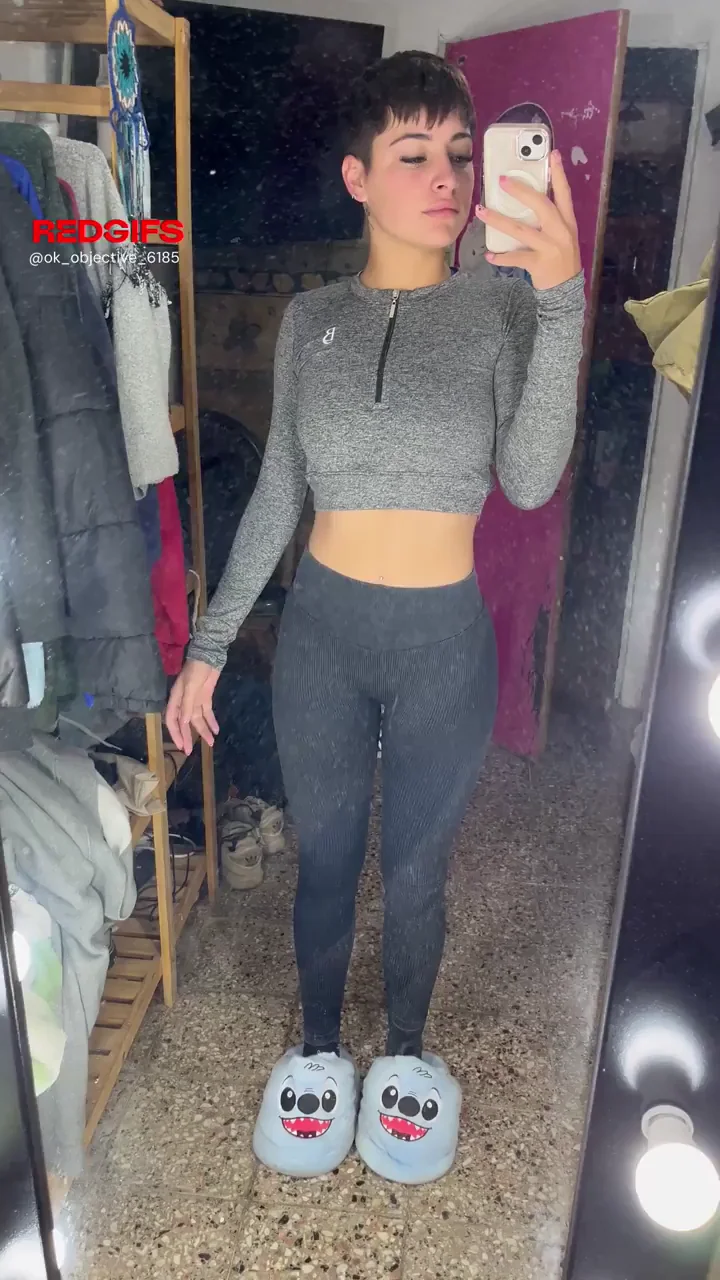 Busted Staring at My Tight Leggings Ass