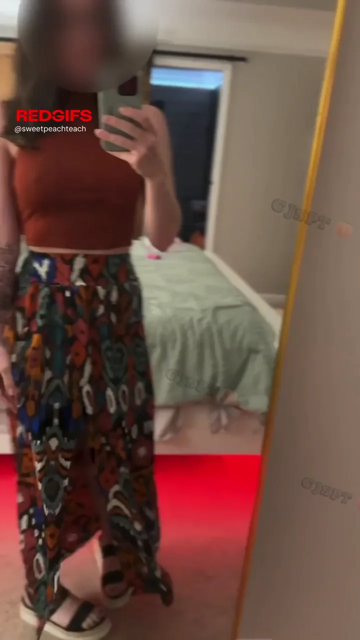 This dress may have been a bit risky
