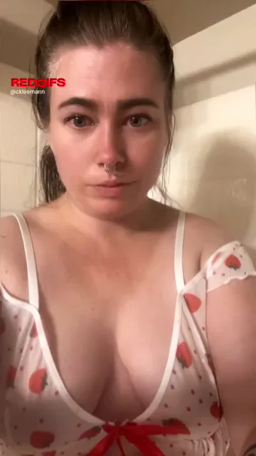 I wanted to pee in public but didn’t make it. Swallow my satiating strawberry 🍓 stream, sweetheart. 😘