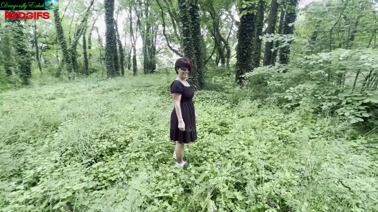 Pissing Outdoor in a Public Grove