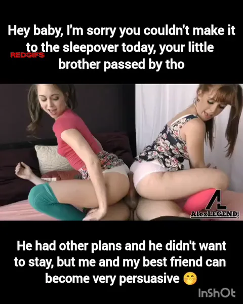 Your little bro had fun at the party