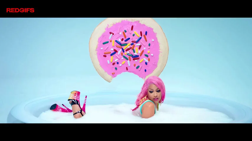 Nicki Minaj's Milk-Dripping Donut Slut Fest