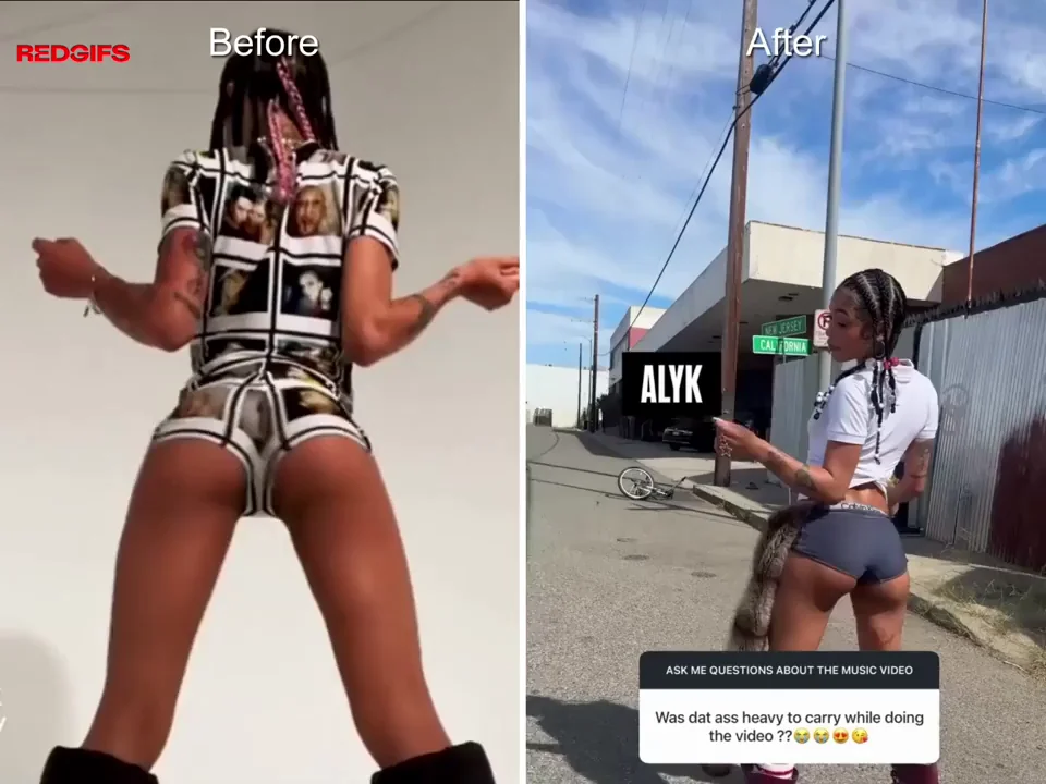 Coi Leray Before & After Ass Transformation 🍑🔥 #2