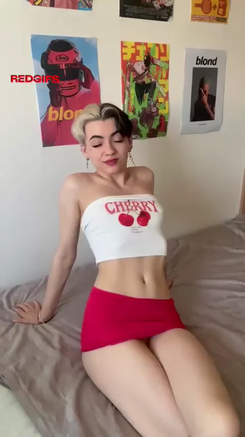 Tomboy Cutie Reddit Slut in Cherry Top vs Party Vibes