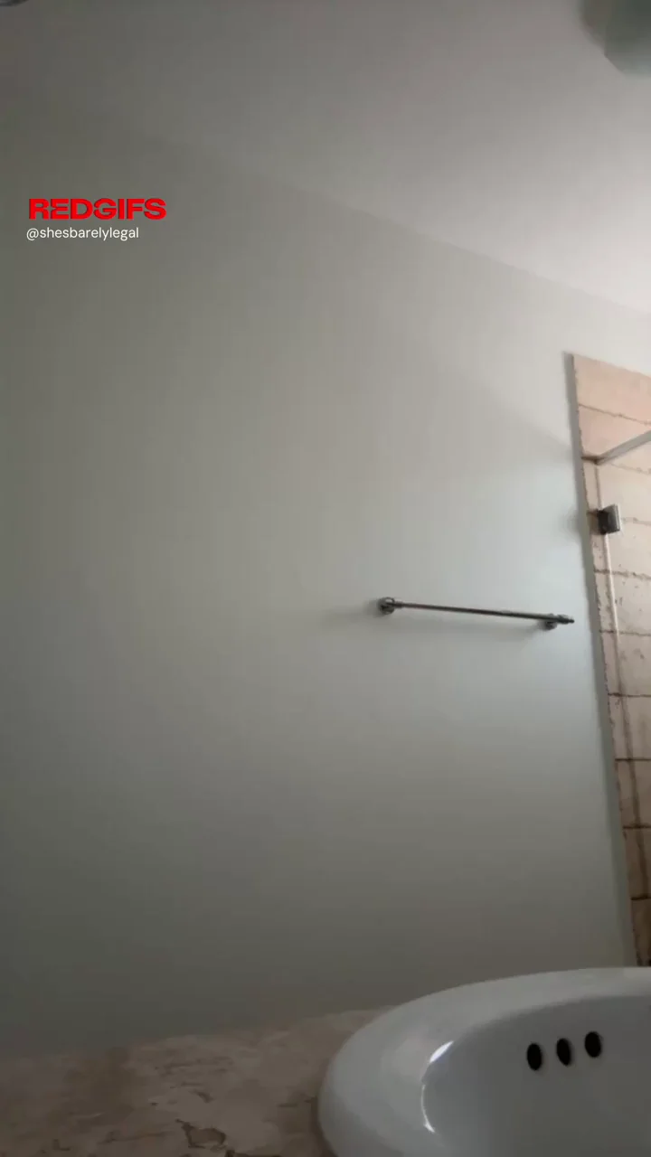 Caught Stripping Those Juicy Tits in the Bathroom 🥵👙➡️🔥
