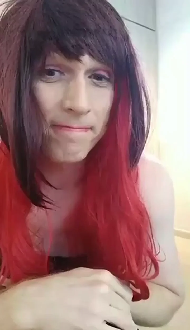 Presenting myself like this makes me a little too horny, please don't laugh at my leaky clitty