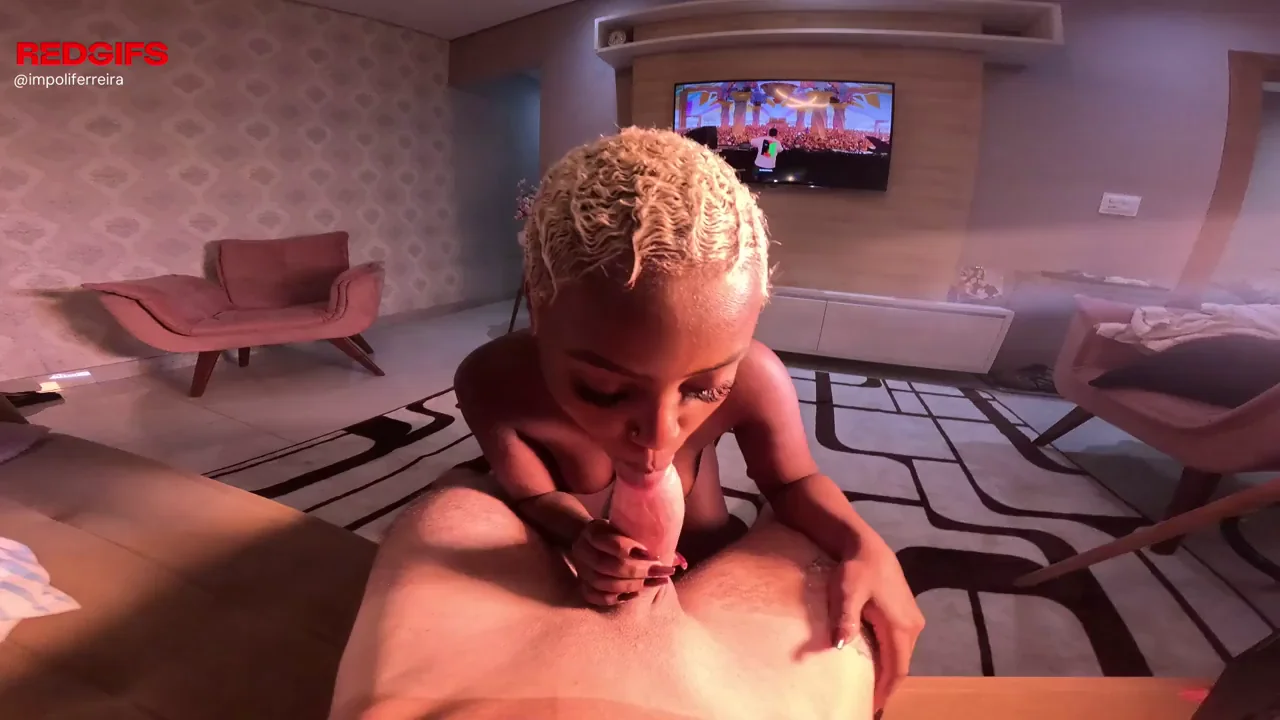 sucking a delicious white cock