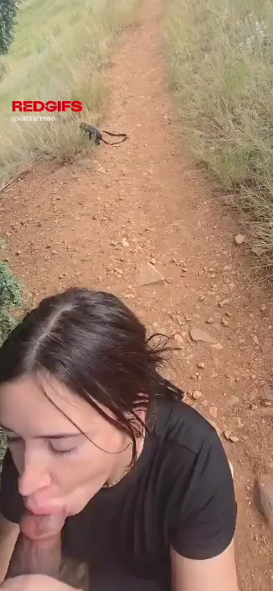 Hiking Trail BBC Kneel & Suck 😈🍆🌿