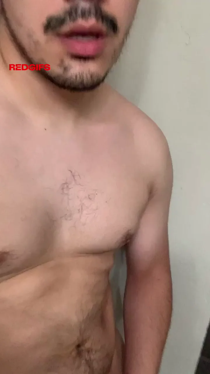 Big Dick Redditor Busts a Nut Before Shower Time