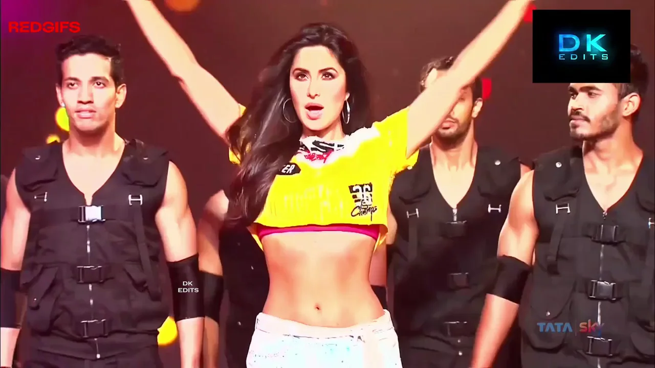 🔥 Katrina Kaif's Sexy Belly Dance Tease in Yellow Crop Top 😈