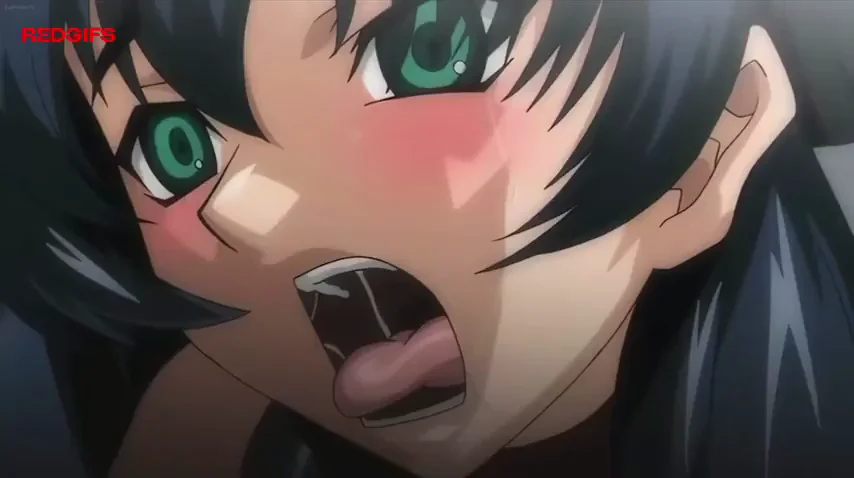 Spitroast and cum inside her mouth. Taimanin Asagi 1 Ep 1