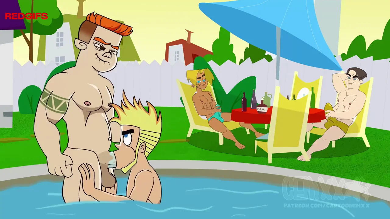 Johnny sucks on Bumper's cock (cartoon emxx)