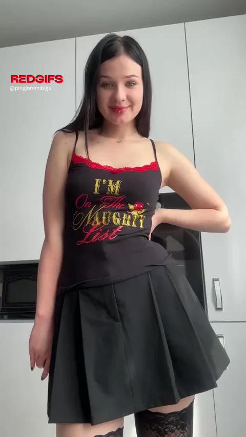 Playful No-Panties Tease in Skirt 😈🔥