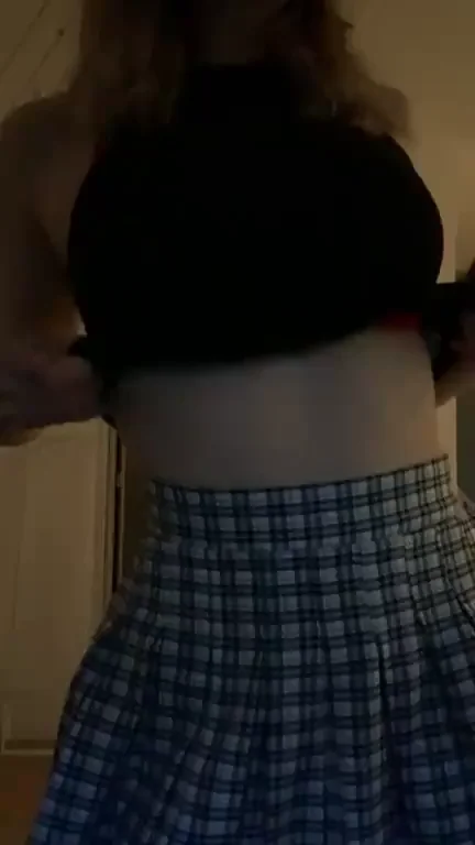 Tiny Plaid Skirt Tease: Older Daddies, Wreck My Petite Frame?
