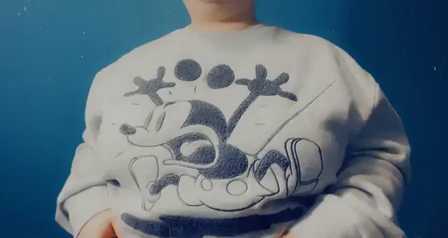 Big boobs under Mickey!