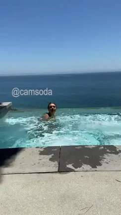 Gabbie's Mind-Blowing Titties in Infinity Pool 🏊‍♀️🍈🍈