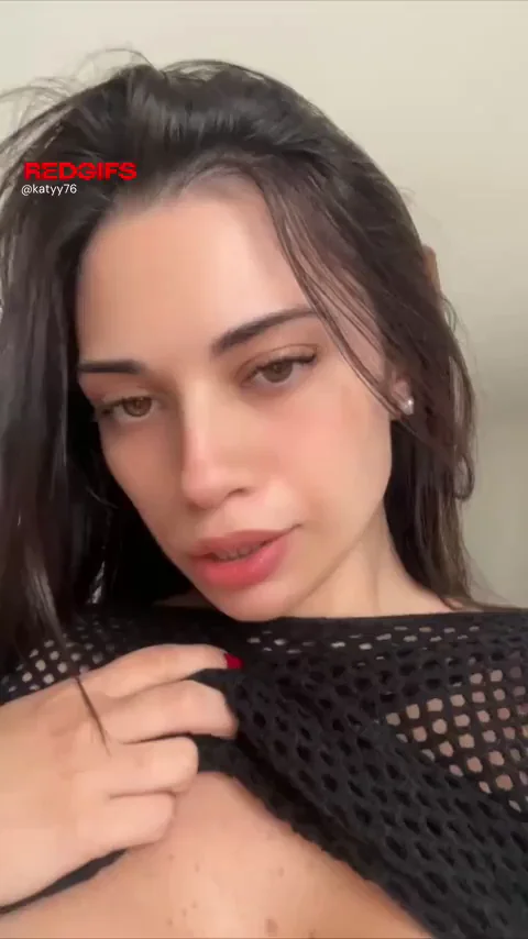 Juicy Teen Tits Tease in Sheer Mesh