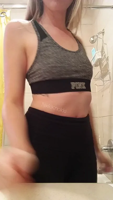 Jumpy Slut Loses Clothes Every Bounce - Trampoline Tease Risk 😈🔥