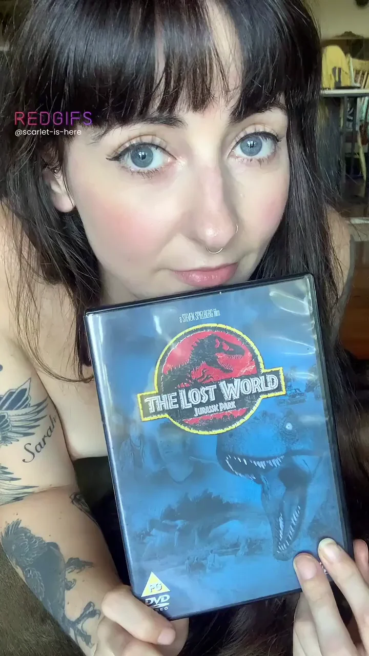 Jurassic Slut: Tattooed Nerd Babe's Dino Tease or Fuck Fest?