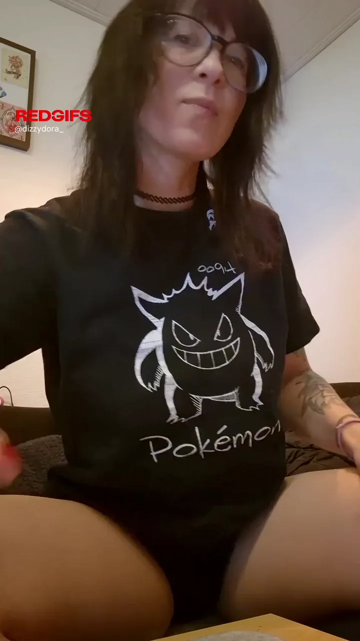 🔥 Hiding My Massive Tits Under This Tight Gengar Shirt 😈🍈🍈