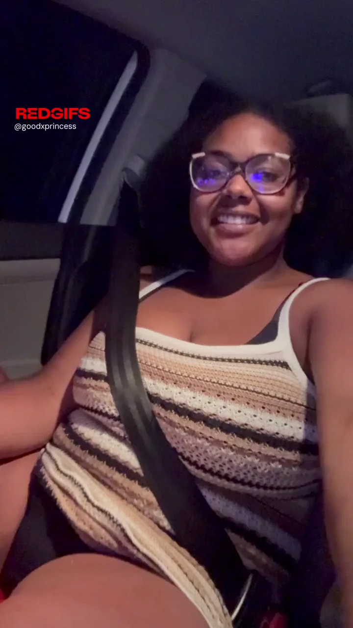 Princess Pulls Out Massive Brown Areola Tits While Driving 😈🍈🍈