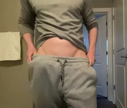 Sweatpants reveal