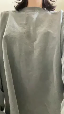 Peeling Off My Huge Sweater to Bare My Slutty Nude Body