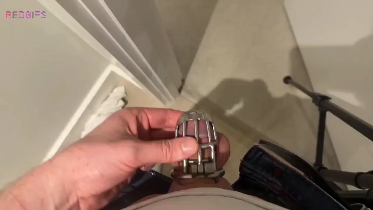 Locked Cuck Hubby Watches BBC Wreck His Slutty Wife's Pussy
