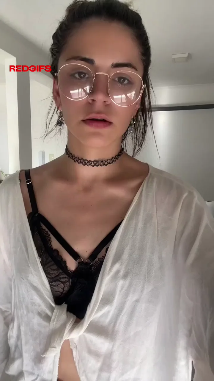 Innocent girl in public and opposition in private