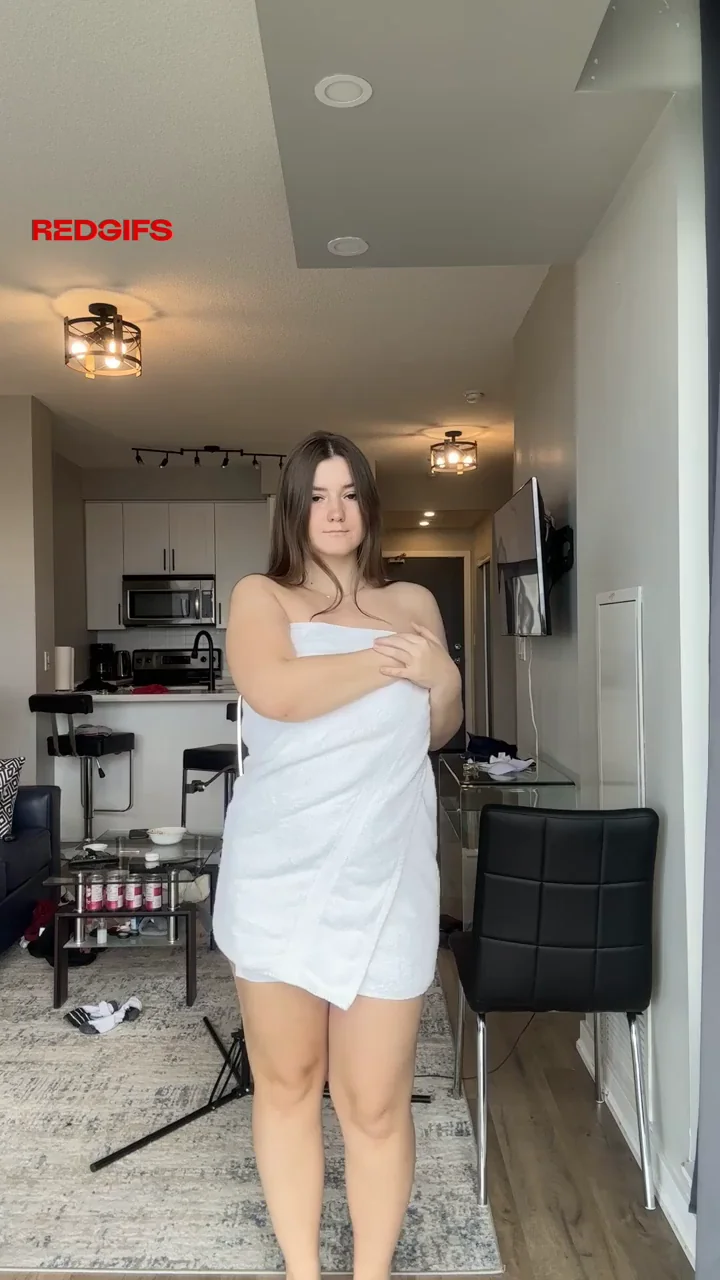 Shiny boobs after a shower