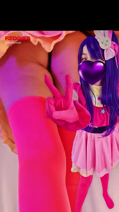Ai Hoshino's Slutty Upskirt Cosplay Twerk Fest by Ecchiviolet