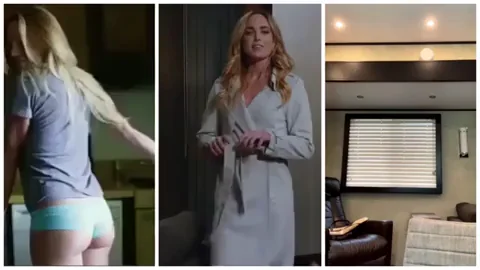 Caity Lotz's Slutty Celeb Tease: Athletic Ass in Tiny Panties