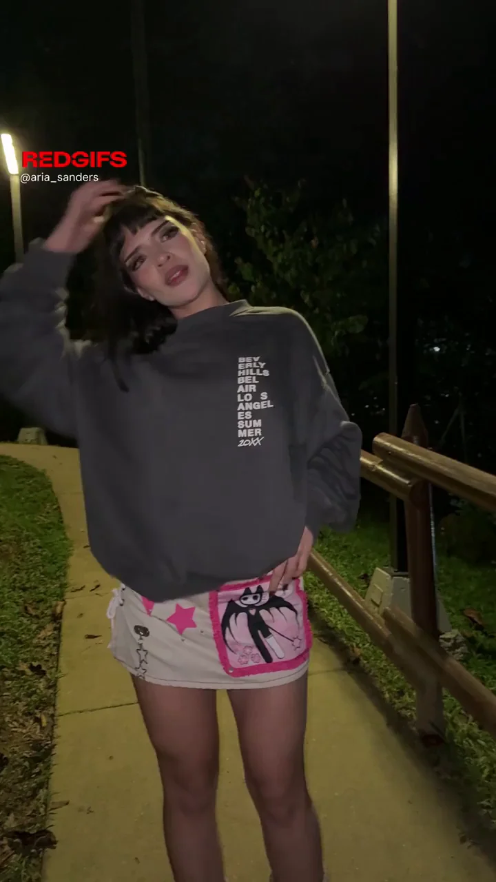 I love flashing outside