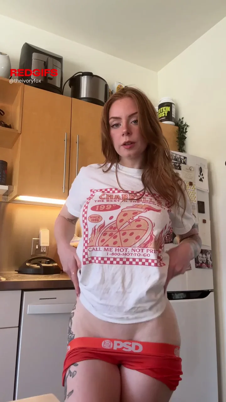 Pale Redhead Loses Poker Bet & Flashes Massive Fake Tits 🍒🔥