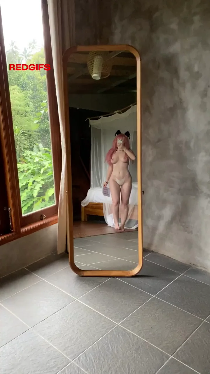 Neon Hair, Plump thighs....and Tits out.