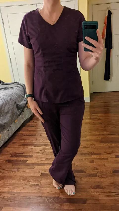 Purple scrubs are the best...