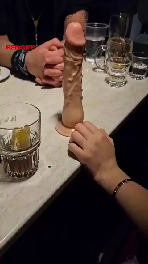 Trashy Wife Deepthroats Monster Dildo for Hubby's Horny Pals