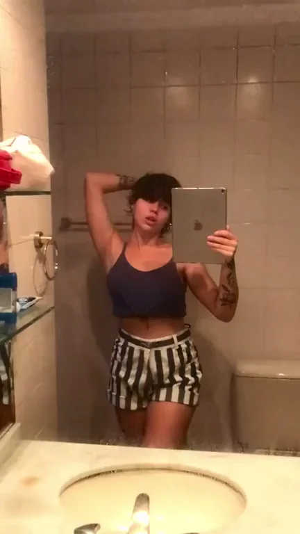 🔥 Short-Haired Slut's Tease Strip - Wait for the Nude Reveal! 😈